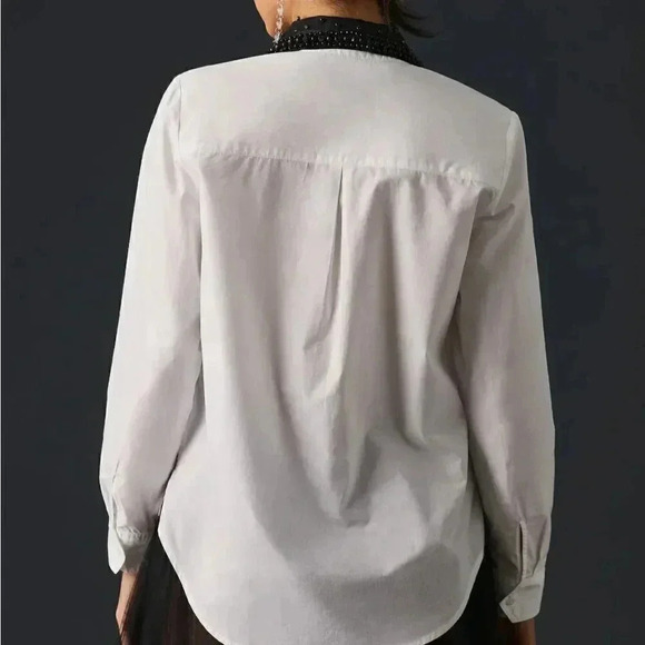 Anthropologie | Maeye Collared Blouse - Picture 15 of 15